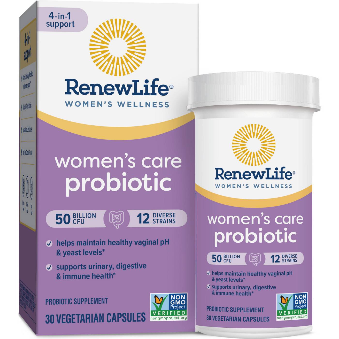Renew Life Women’s Care Probiotic Capsules; image 2 of 6