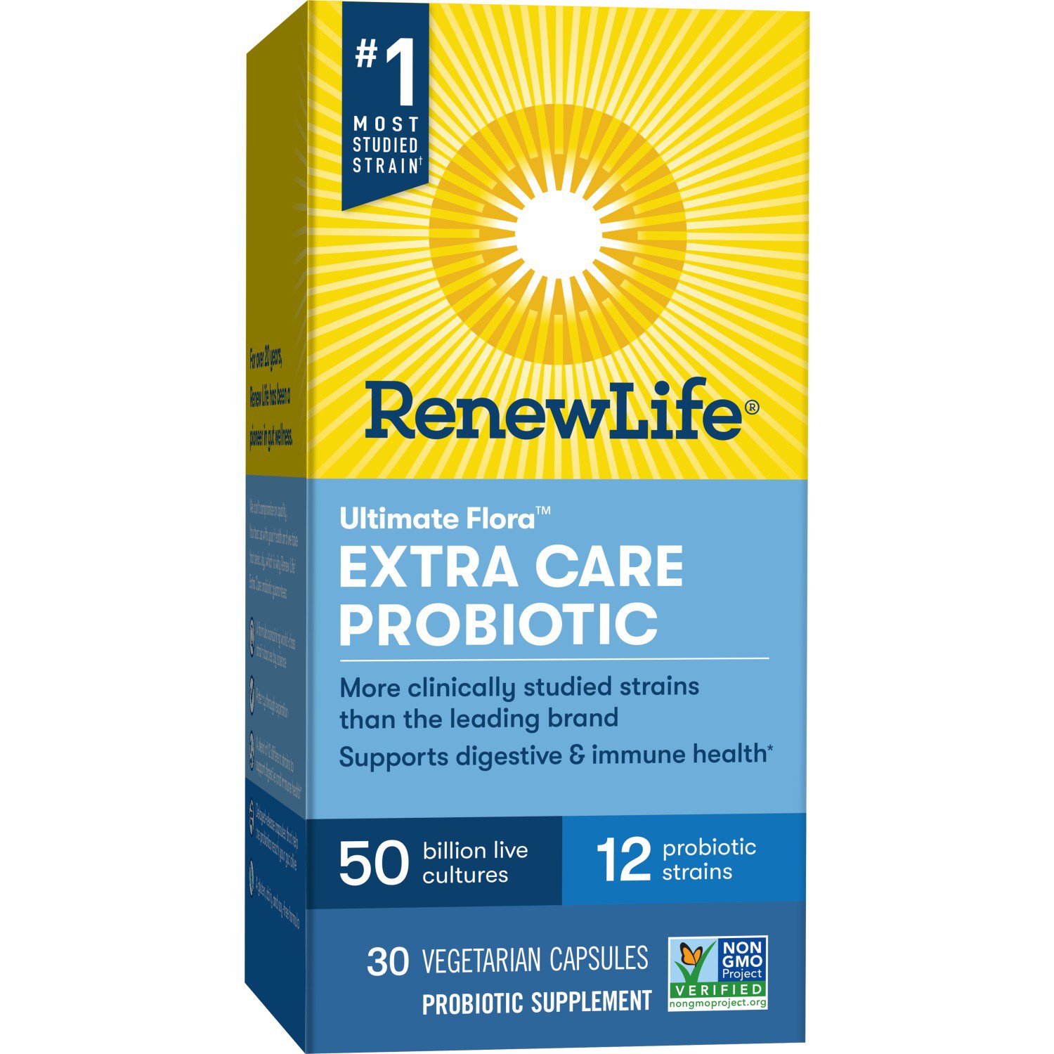 Renew Life Ultimate Flora Extra Care Probiotic Capsules - Shop Diet ...