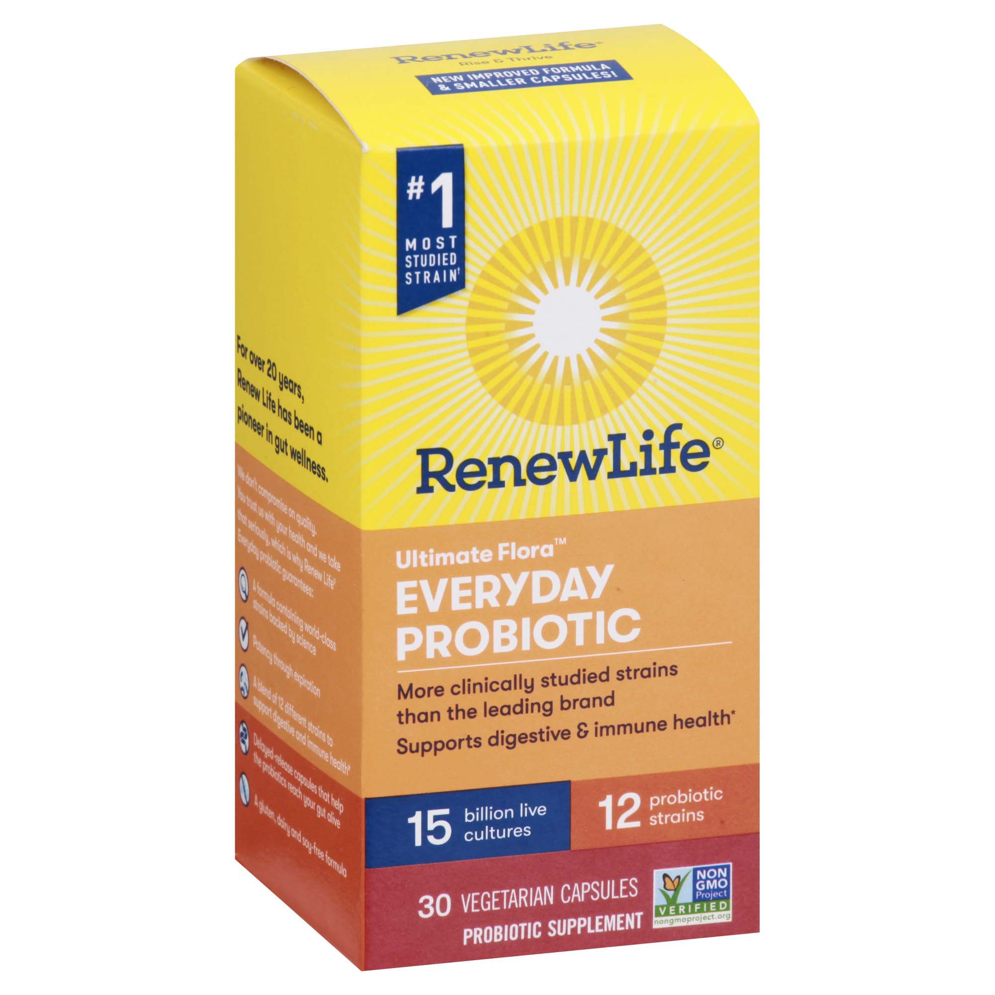 Renew Life Ultimate Flora Everyday Probiotic Capsules - Shop Diet ...