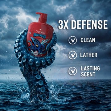 Old Spice Body Wash - Krakengard, 30 oz