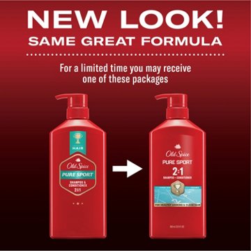 Old Spice 2 in 1 Shampoo & Conditioner - Pure Sport