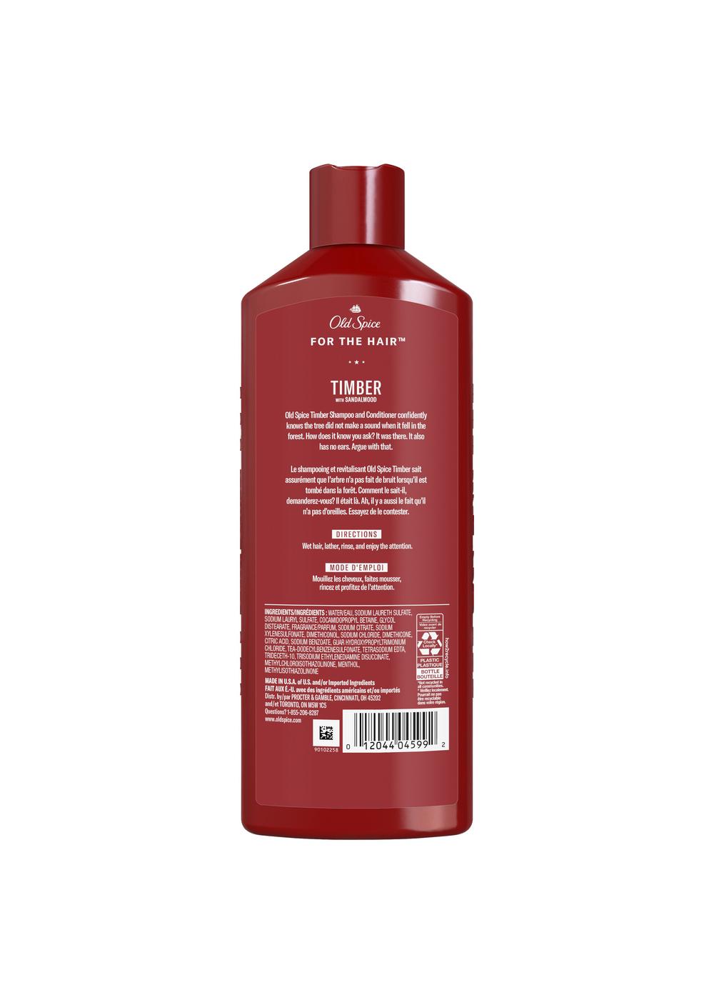 Old Spice 2 in 1 Shampoo Conditioner - Timber; image 6 of 7