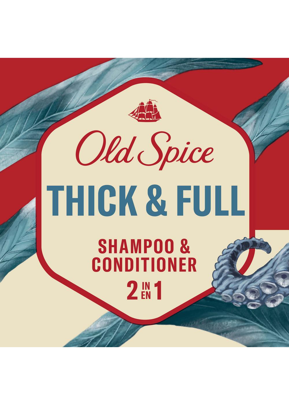 Old Spice Thick & Full 2 in 1 Shampoo & Conditioner - Deep Sea Minerals Scent; image 4 of 7
