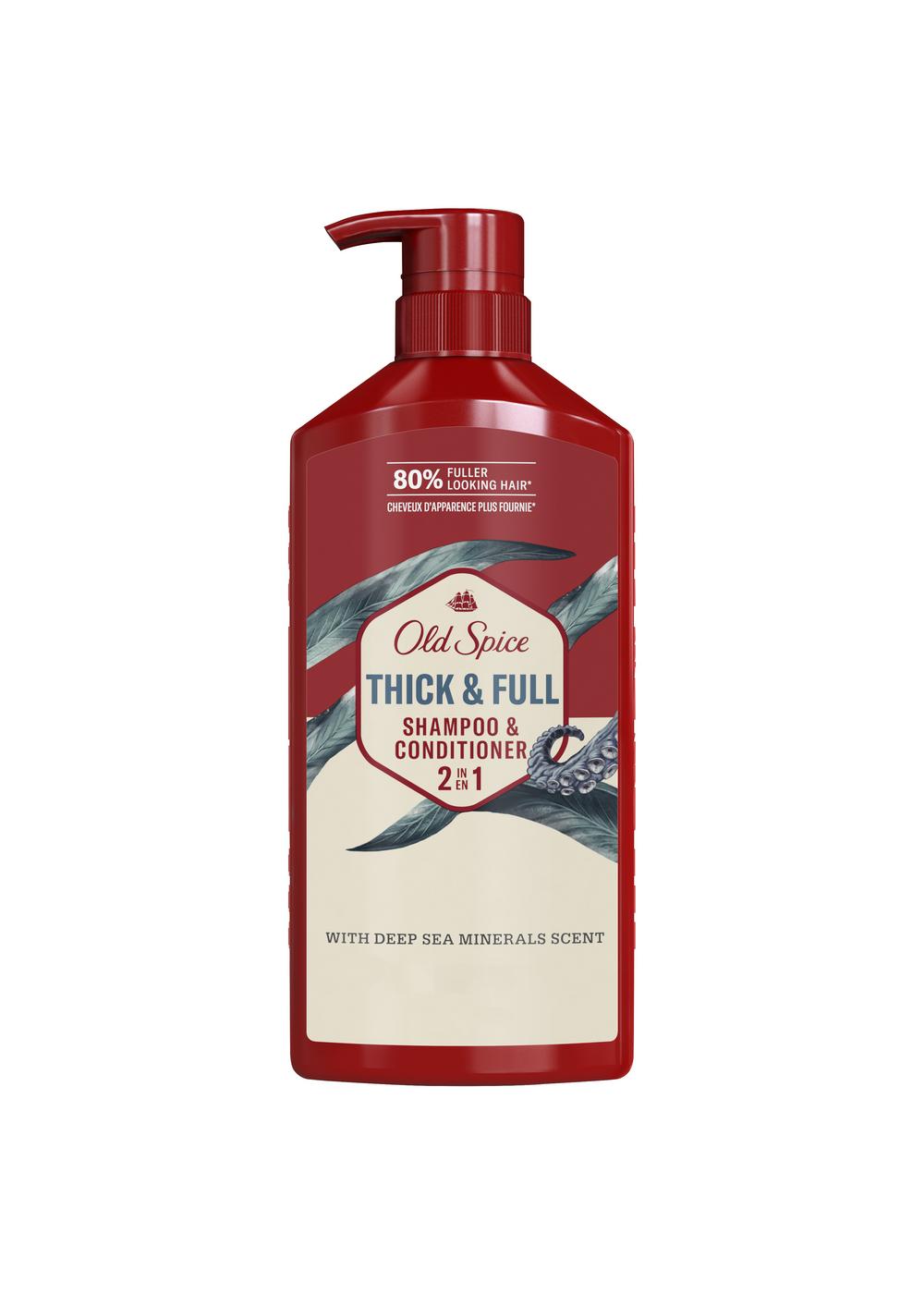 Old Spice Thick & Full 2 in 1 Shampoo & Conditioner - Deep Sea Minerals Scent; image 6 of 7