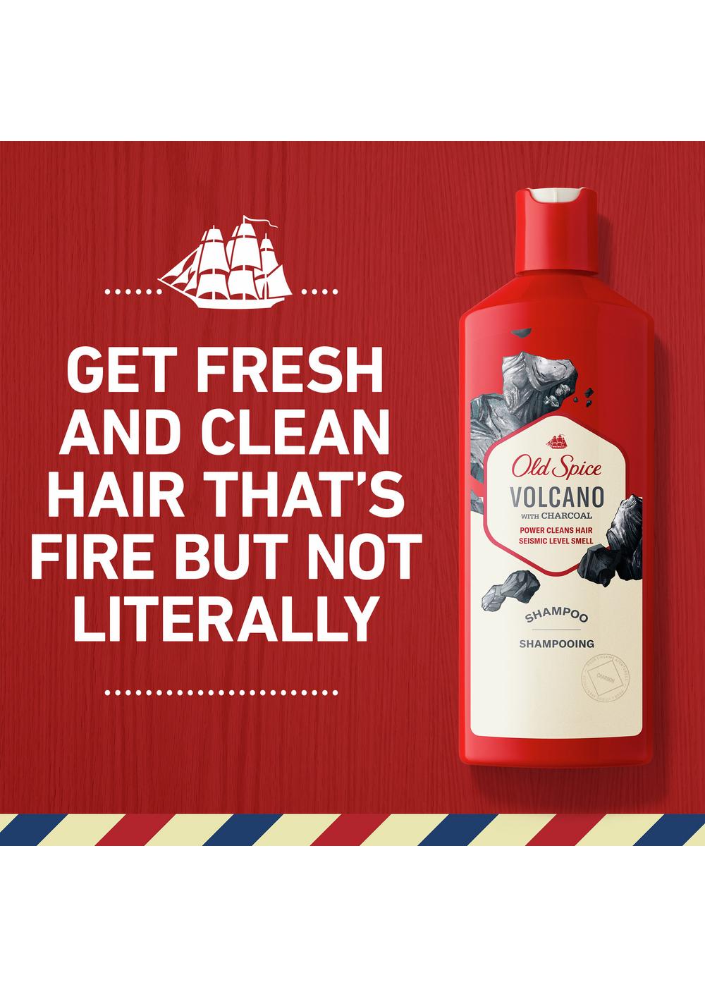 Old Spice Volcano with Charcoal Shampoo; image 3 of 7