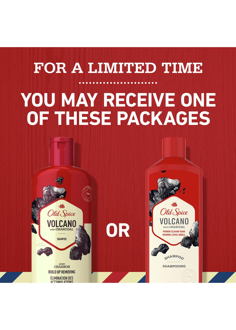 Old Spice Volcano with Charcoal Shampoo; image 3 of 5