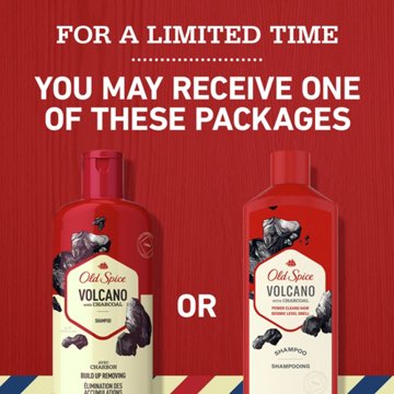 Old Spice Volcano with Charcoal Shampoo