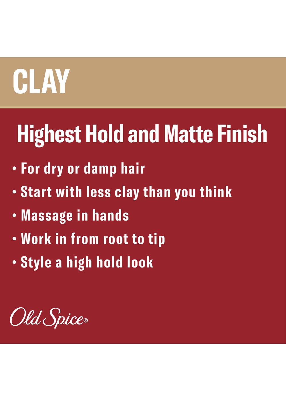 Old Spice Hair Styling Clay; image 6 of 10