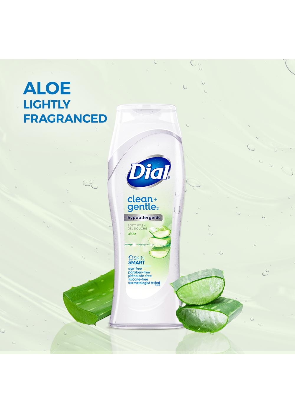 Dial Clean + Gentle Body Wash - Aloe Scent; image 4 of 7