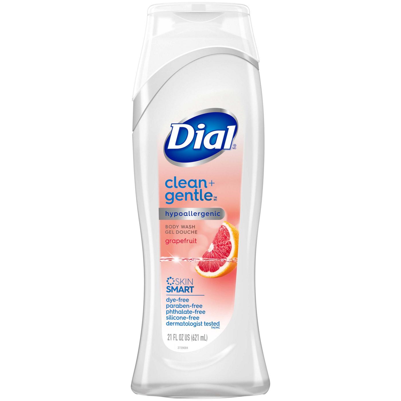 Dial Clean + Gentle Body Wash, Grapefruit; image 1 of 5