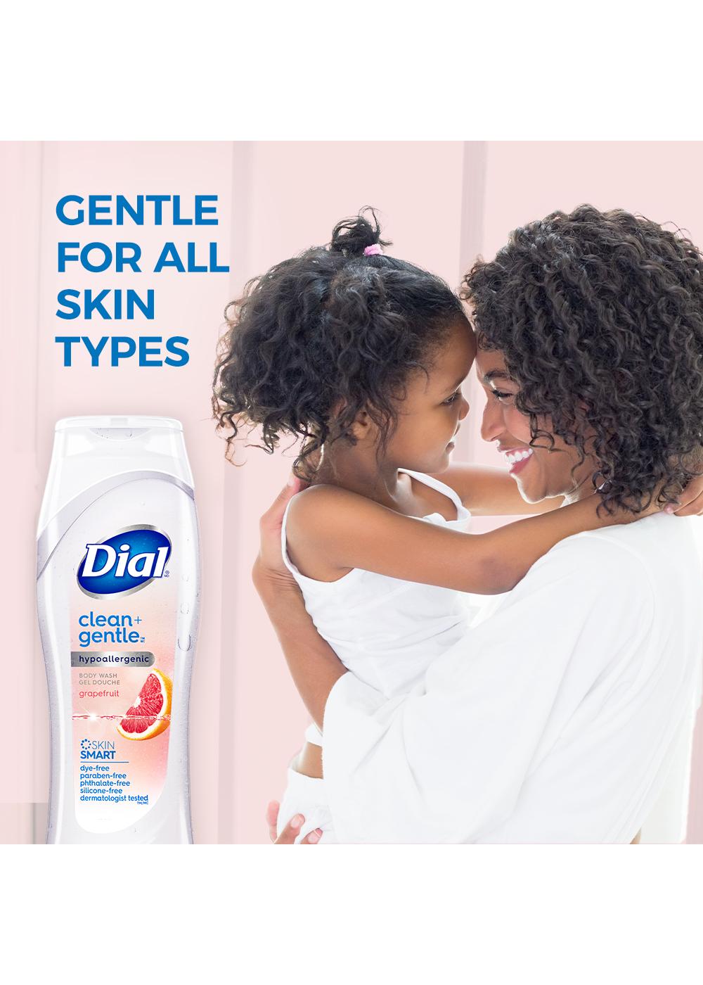 Dial Clean + Gentle Body Wash, Grapefruit; image 4 of 6