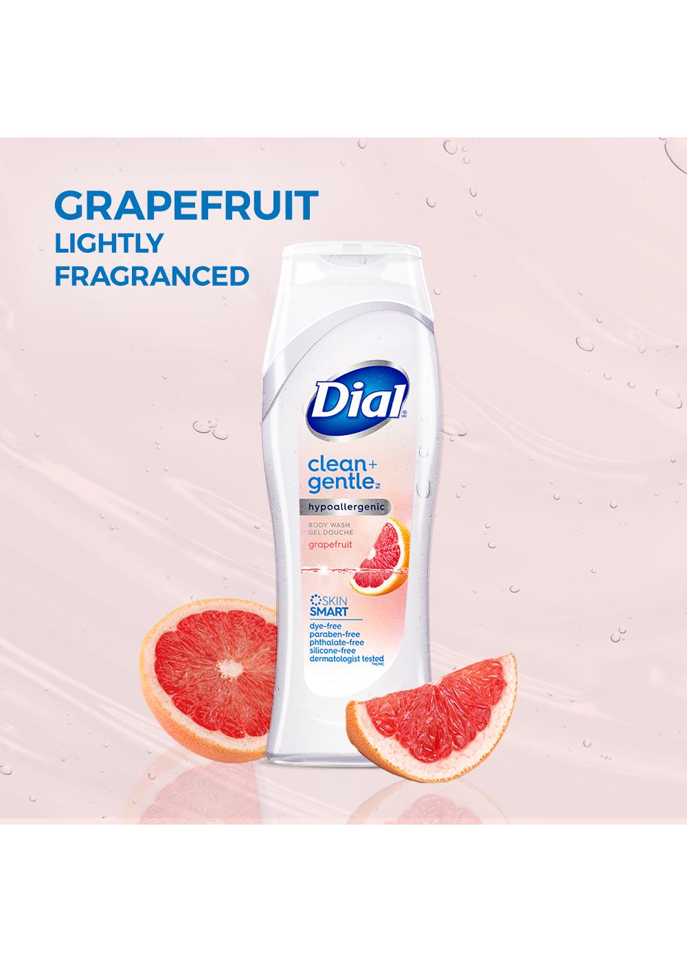 Dial Clean + Gentle Body Wash, Grapefruit; image 4 of 5