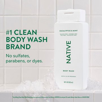 Native Body Wash - Eucalyptus & Mint 