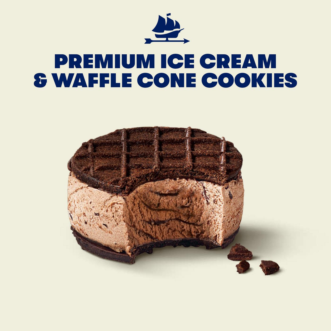 Tillamook Chocolate Mudslide Ice Cream Sandwiches; image 2 of 6