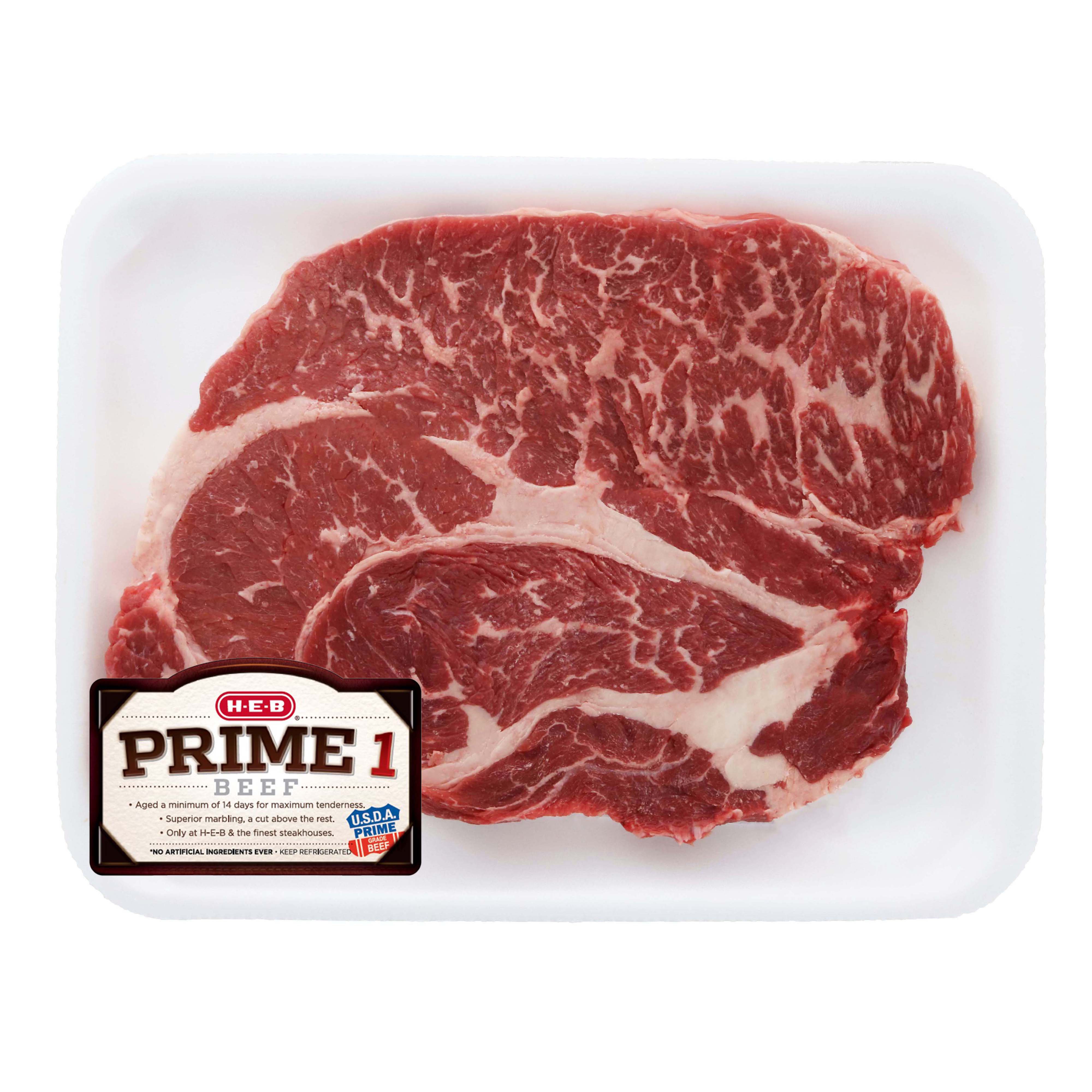 HEB Prime 1 Beef Boneless Chuck Steak, USDA Prime Shop Beef at HEB