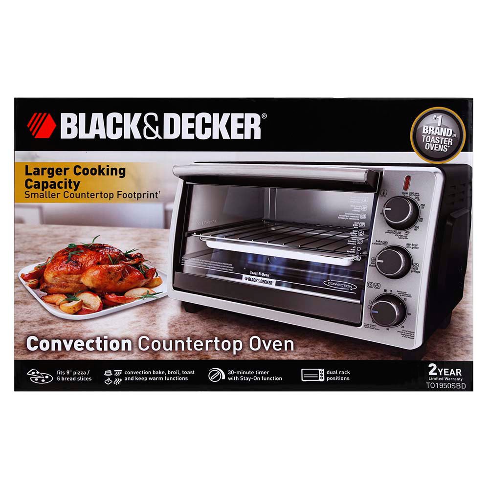 Black & Decker 6Slice Stainless Steel Convection Countertop Oven