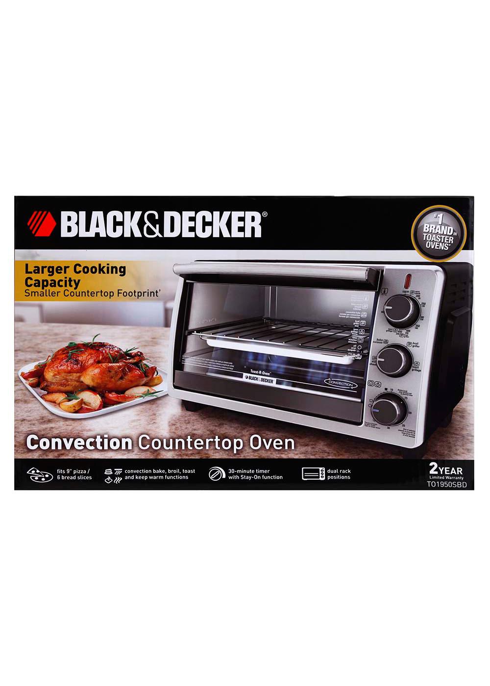 BLACK+DECKER Countertop Convection Toaster Oven, Stainless Steel