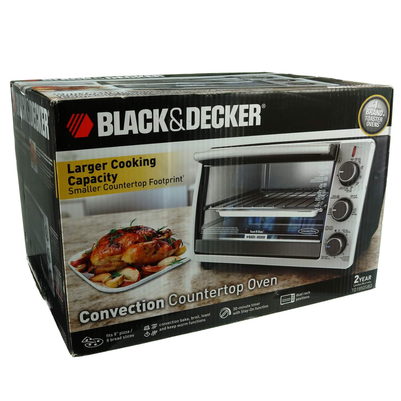 Black & Decker Stainless Steel Convection Countertop Oven - Shop Toasters  at H-E-B