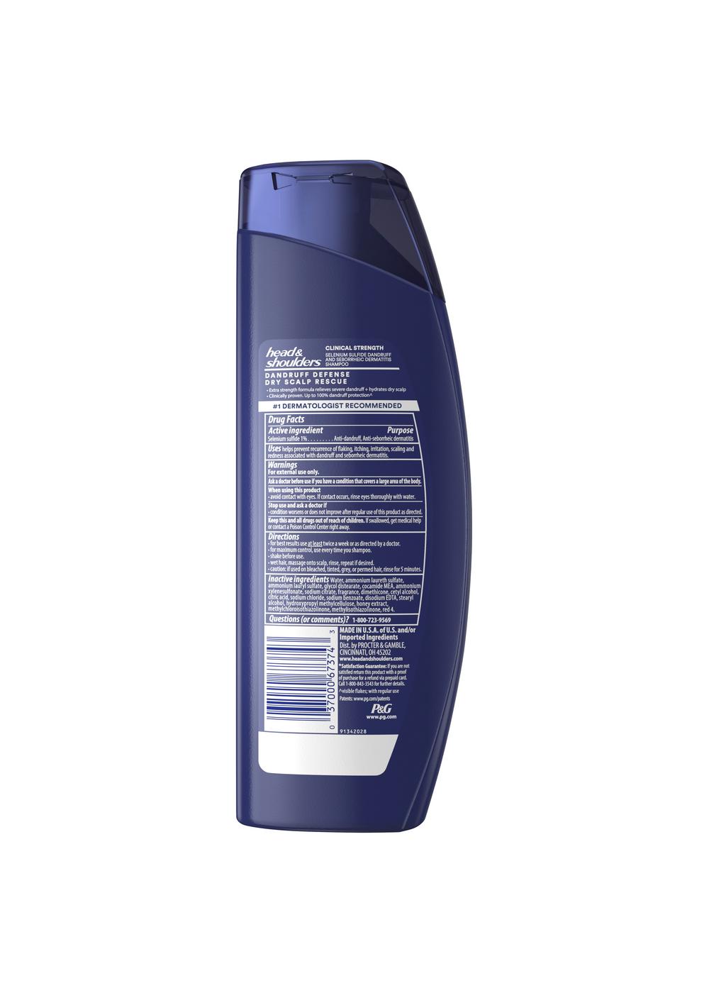 Head & Shoulders Clinical Strength Dandruff Shampoo - Dry Scalp Rescue; image 4 of 11