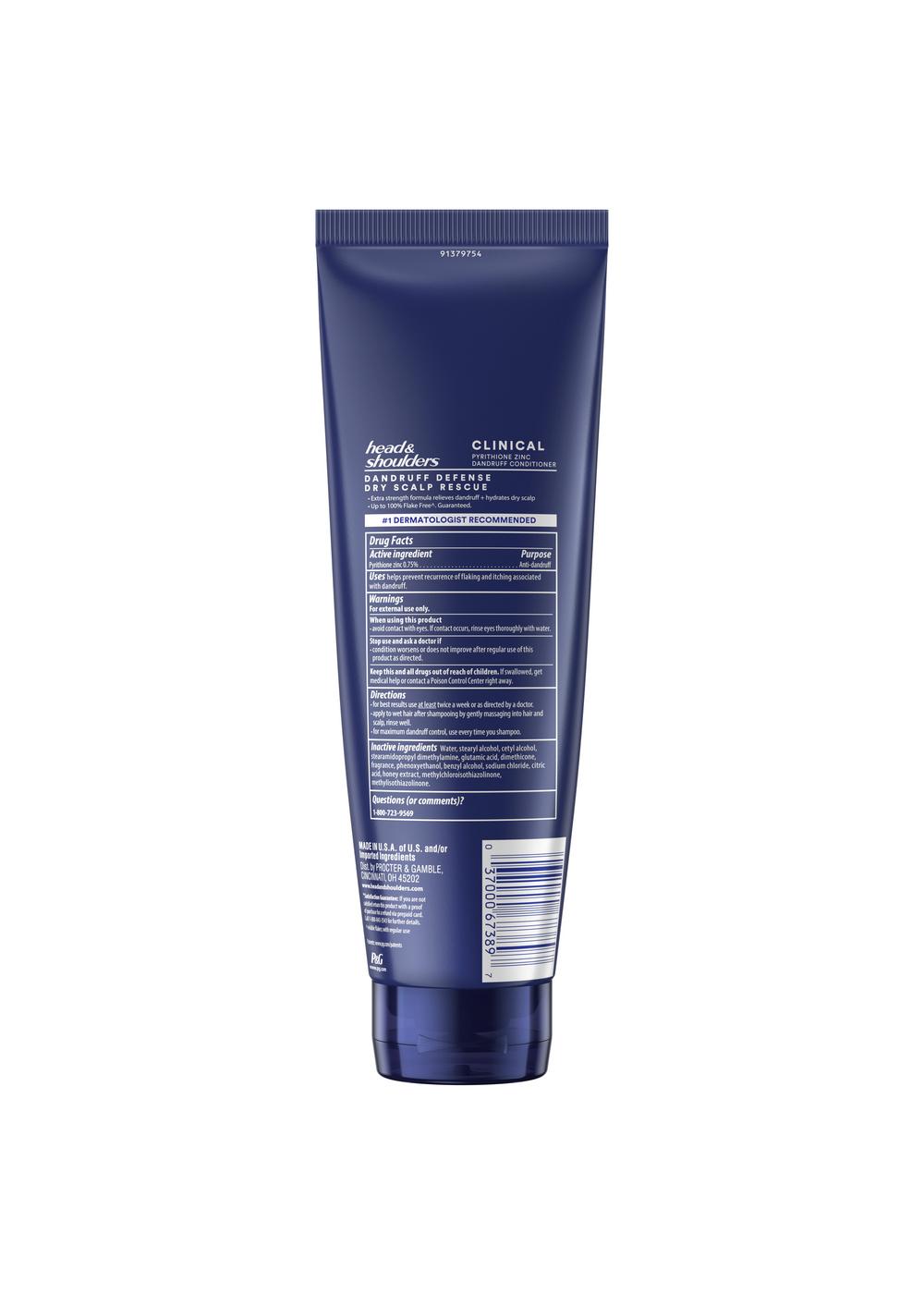 Head & Shoulders Clinical Dry Scalp Rescue Conditioner; image 2 of 9