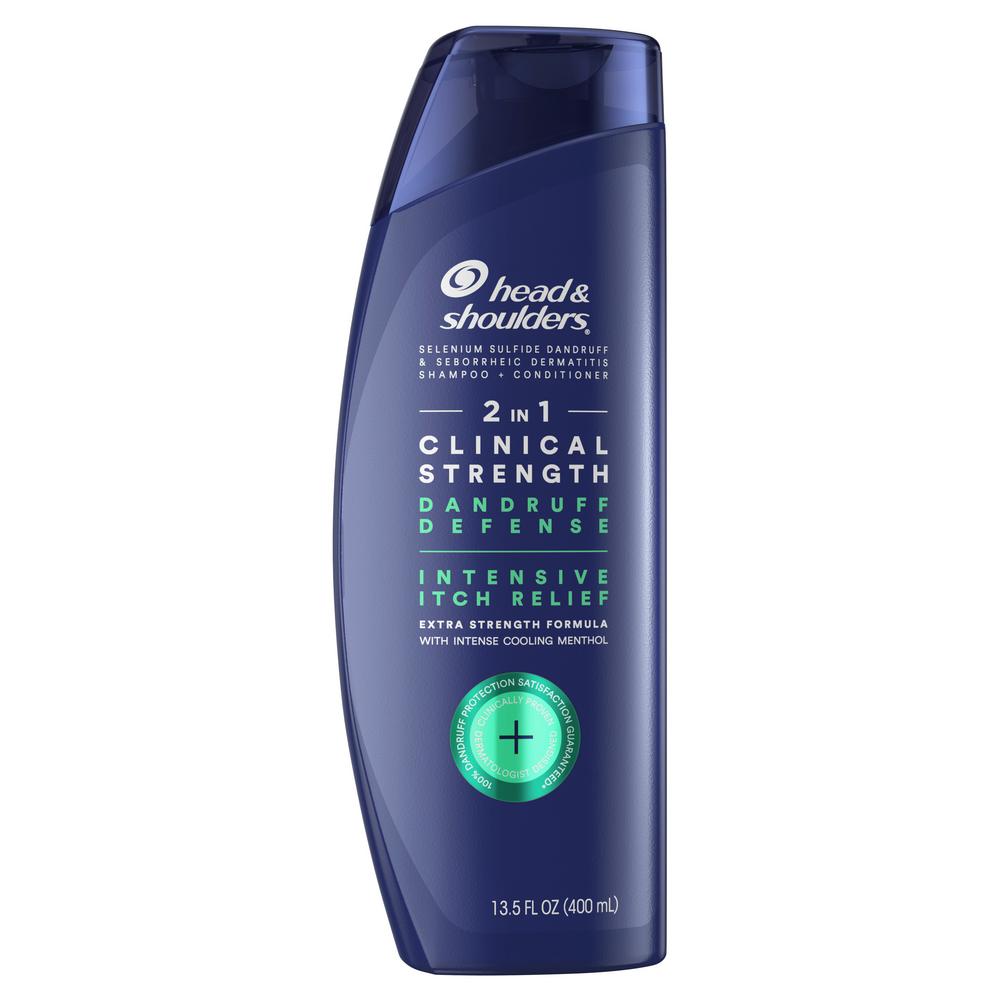 Head & Shoulders 2 in 1 Clinical Strength Dandruff Defense Shampoo + Conditioner - Intensive Itch Relief; image 1 of 10