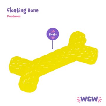 Woof & Whiskers TPR Floating Bone Dog Toy