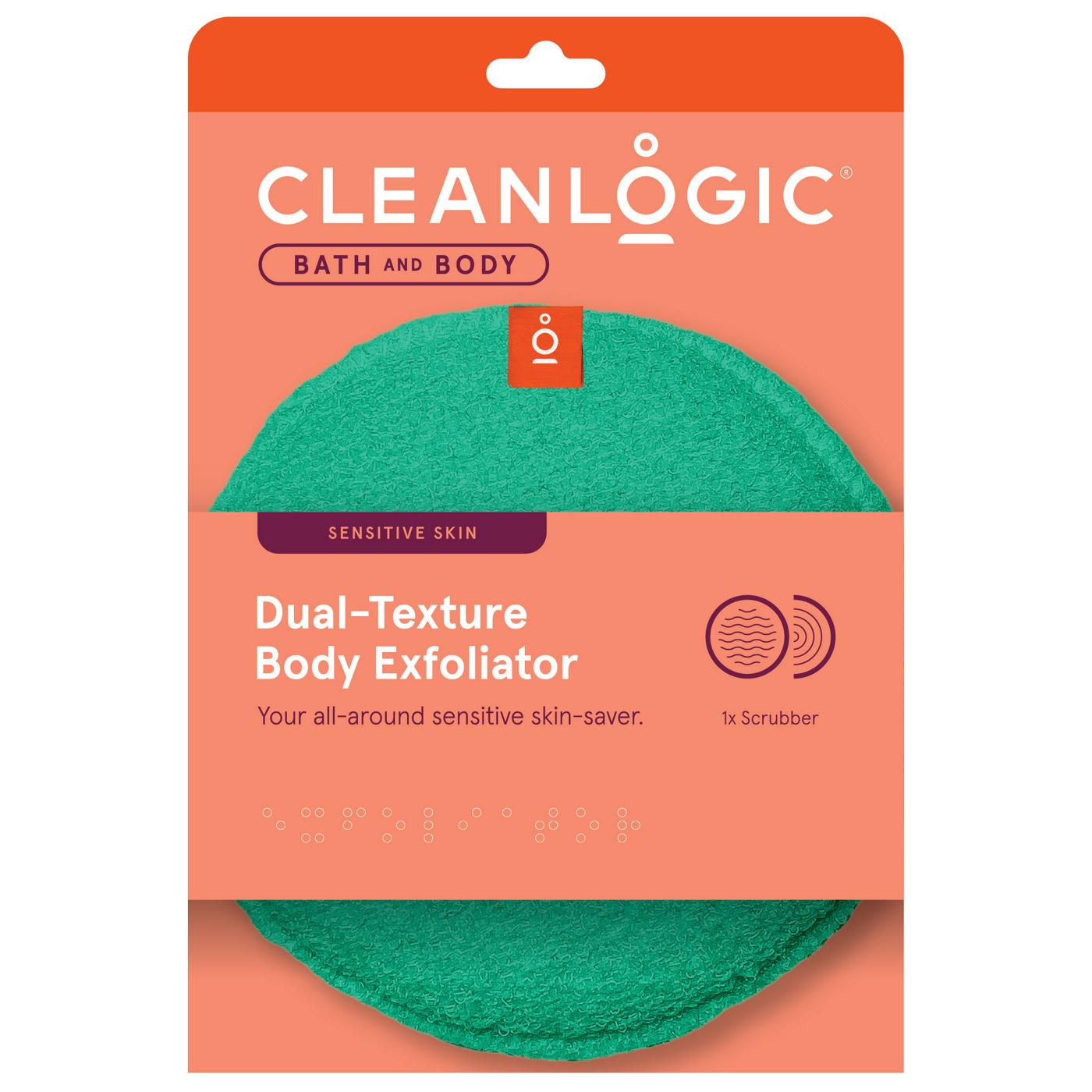 Cleanlogic Dual-Texture Body Exfoliator; image 1 of 2