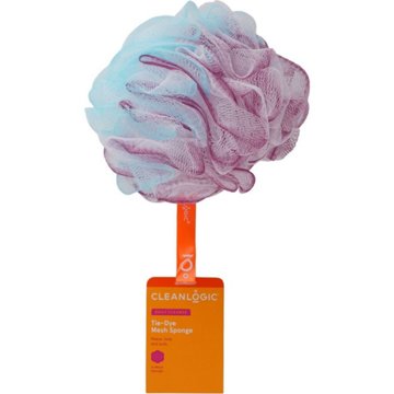 Cleanlogic Tie Dye Mesh Loofah Bath Sponge
