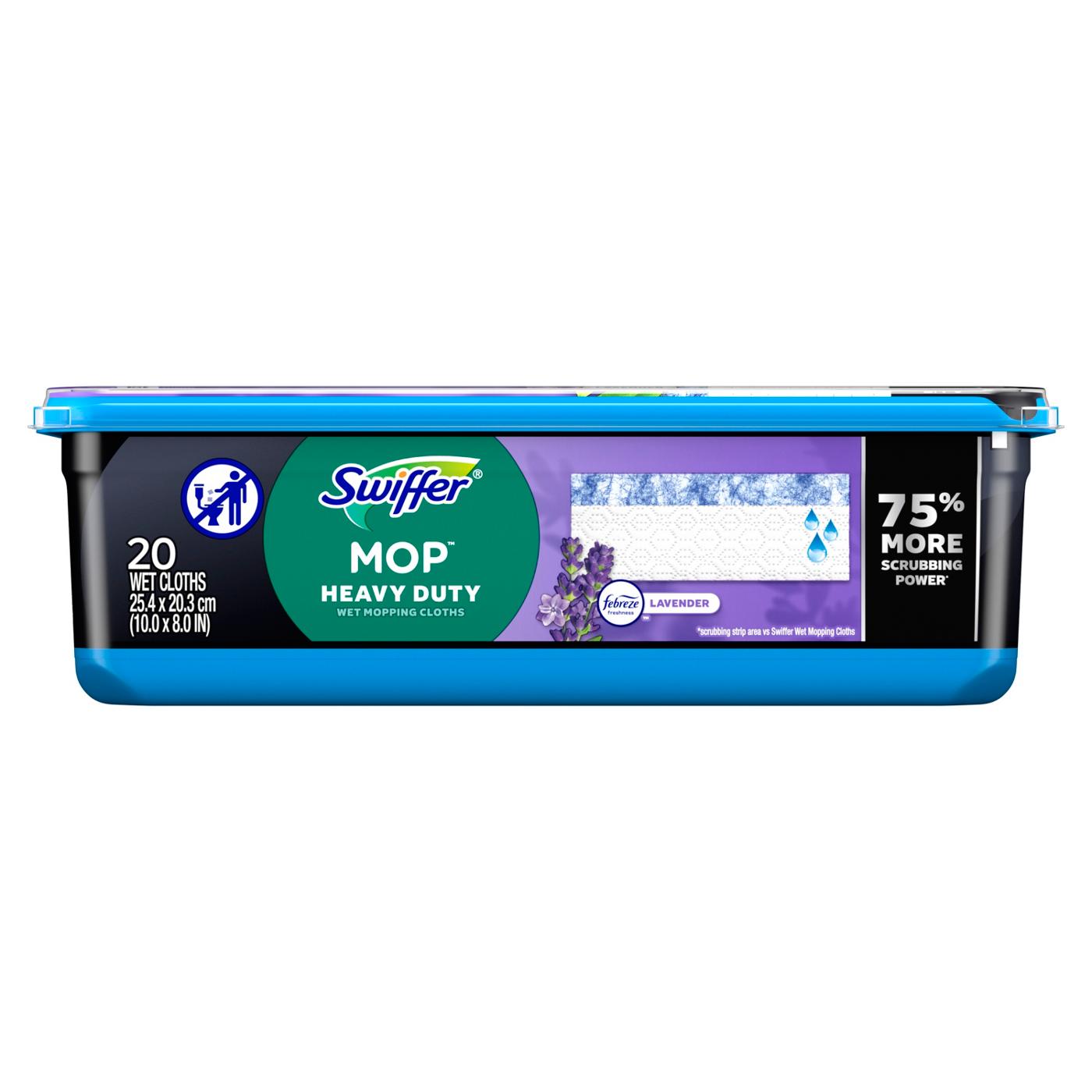 Swiffer Heavy Duty Mop Wet Multi-Surface Cloth Refills - Lavender Scent; image 4 of 6