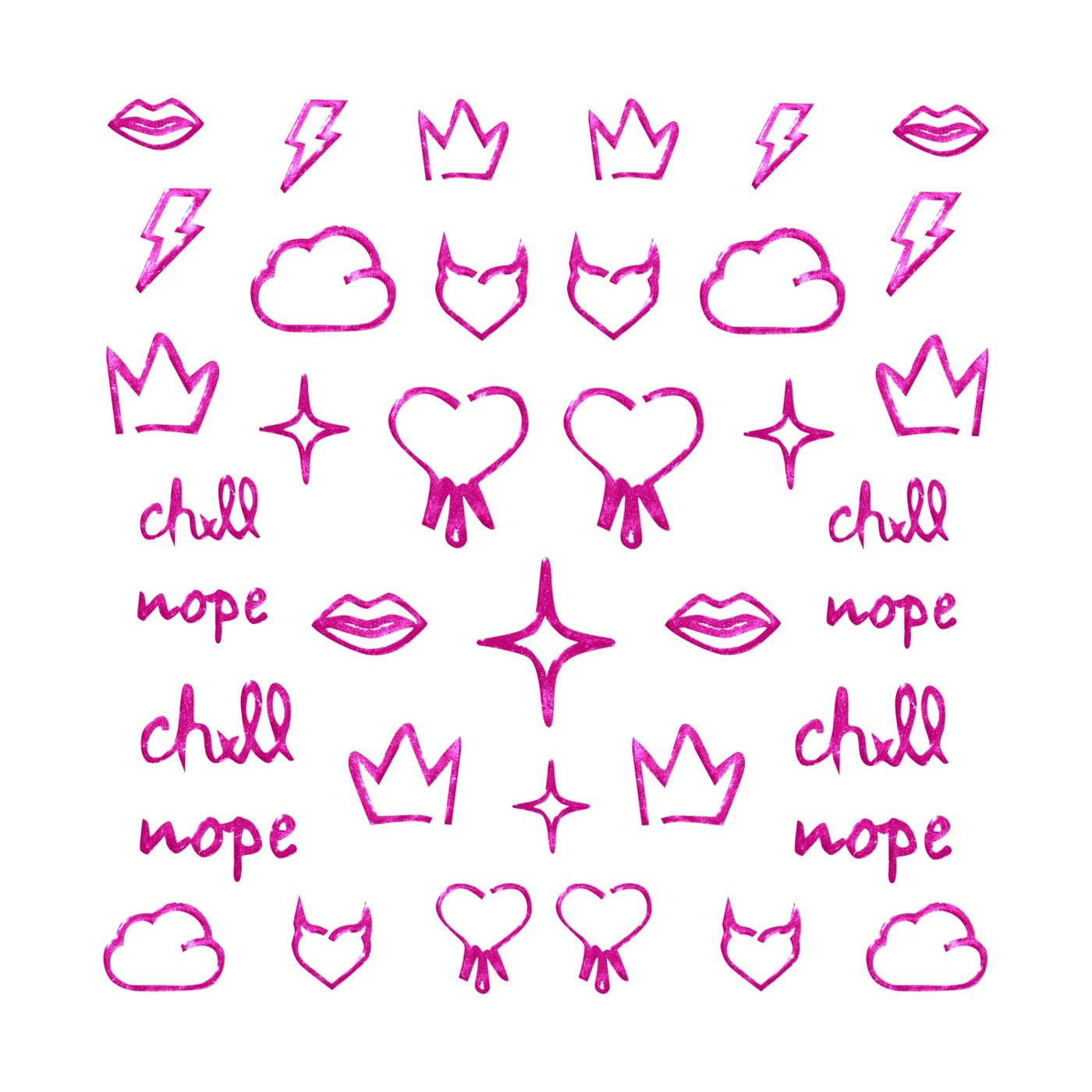 Sinful Colors Go Off! Big Mood Nail Art Stickers Shop Nail Polish at HEB