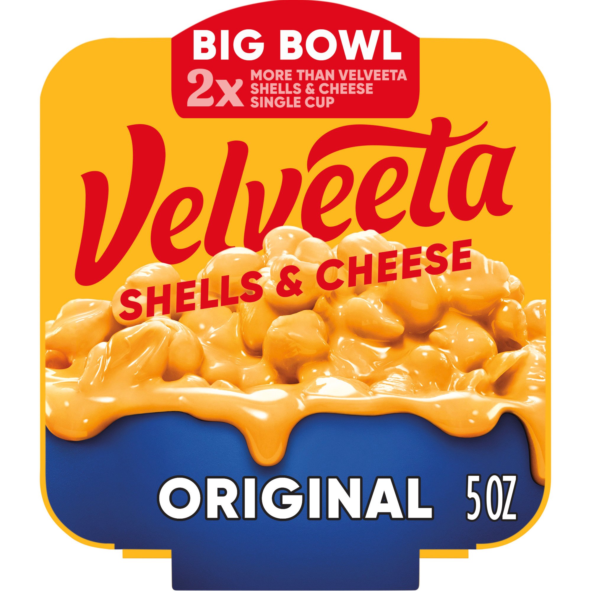 Kraft Velveeta Original Shells & Cheese Big Bowl Shop Pantry meals at