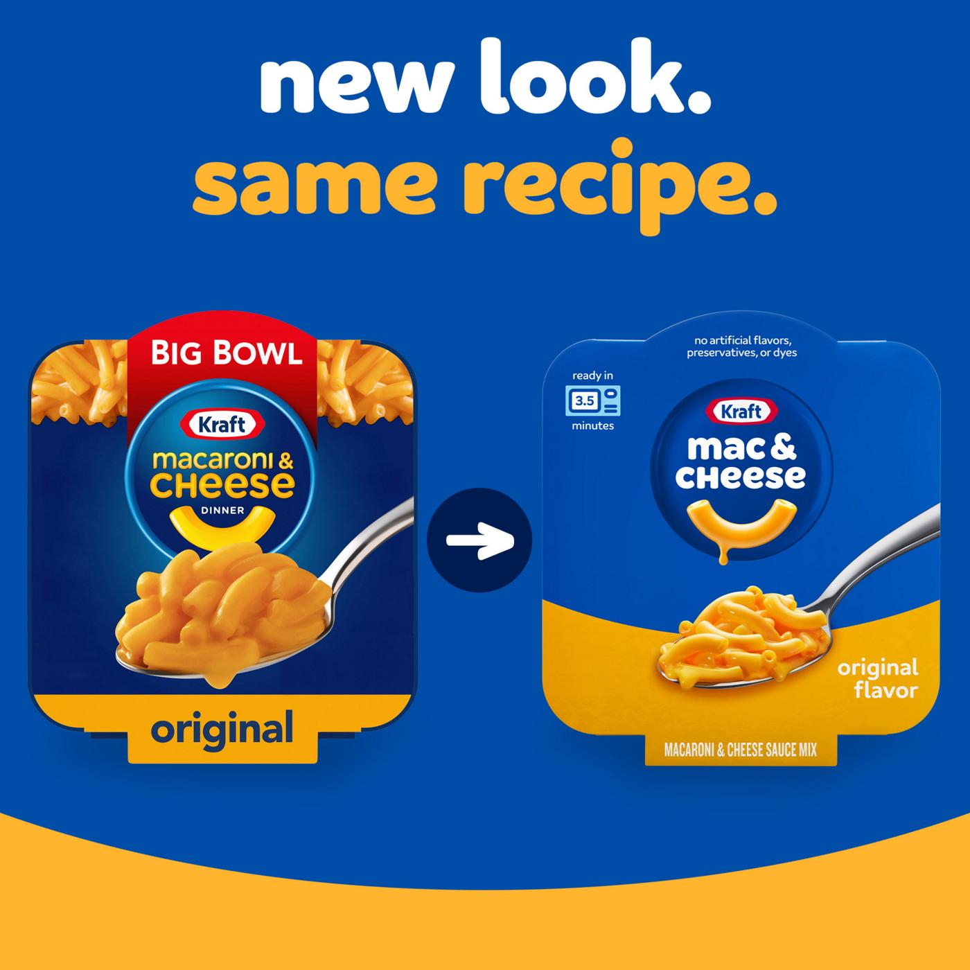 Kraft Original Big Bowl Macaroni & Cheese; image 4 of 13