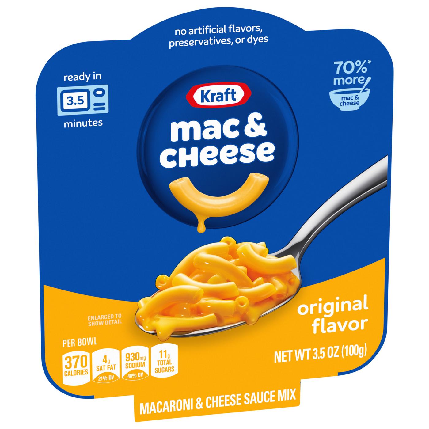 Kraft Original Big Bowl Macaroni & Cheese; image 12 of 13