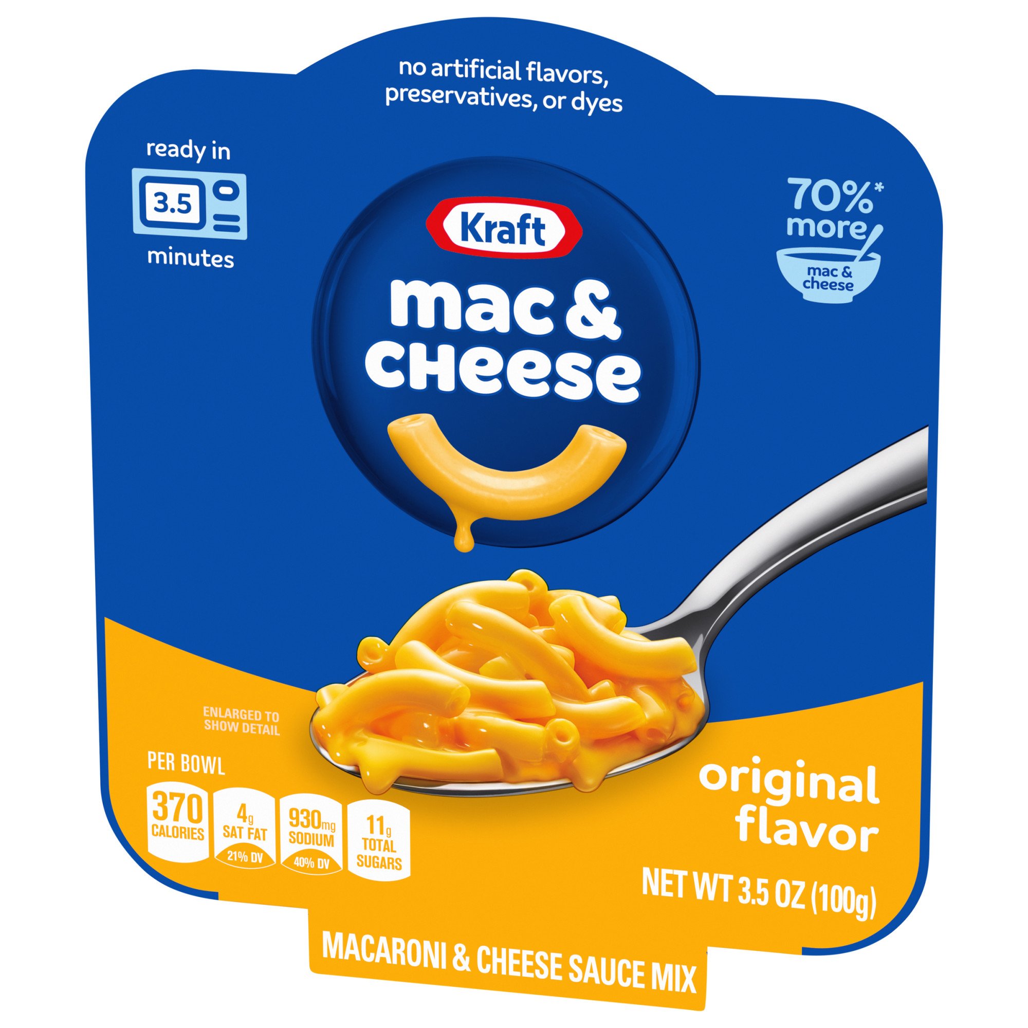 Kraft Original Big Bowl Macaroni & Cheese - Shop Pantry Meals at H-E-B