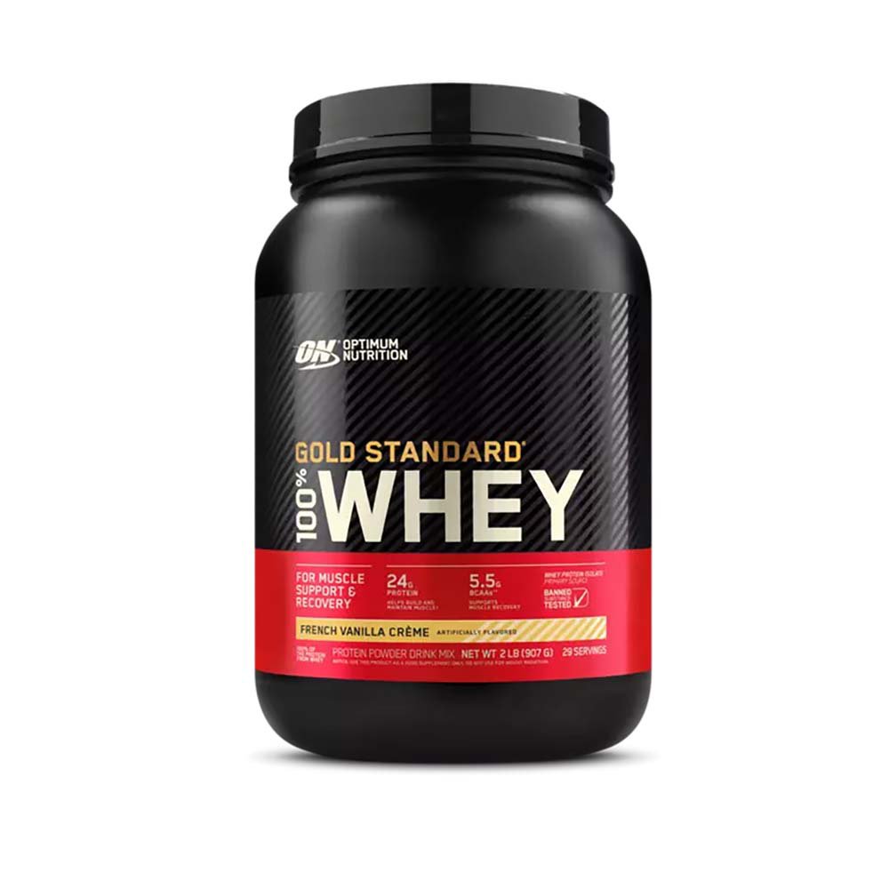 Optimum Nutrition 100 Whey Gold French Vanilla Creme Protein Powder