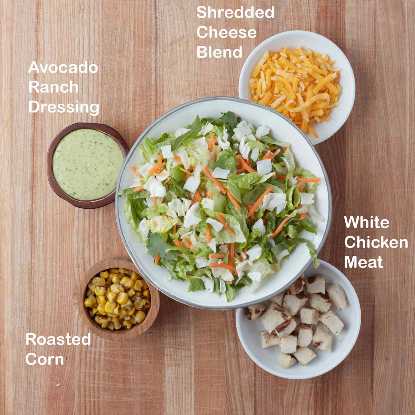 H-E-B Chopped Salad Bowl - Avocado Ranch; image 2 of 4