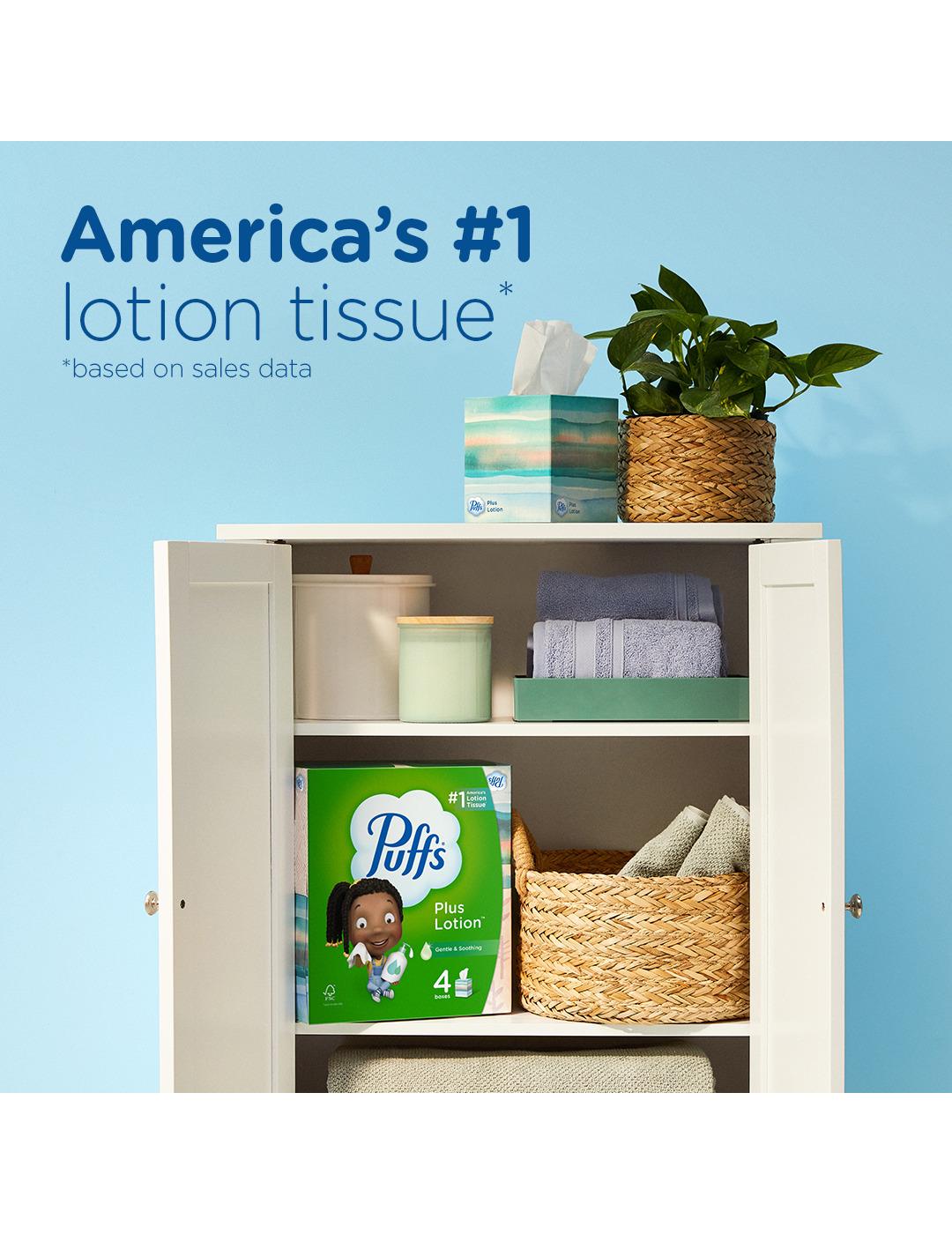 Puffs Plus Lotion Facial Tissues 4 pk; image 5 of 10