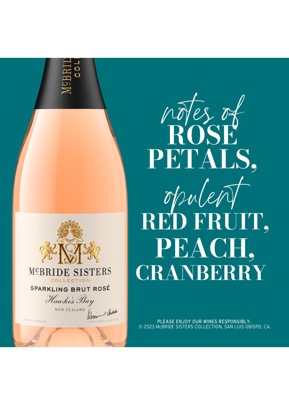 McBride Sisters Sparkling Brut Rosé Wine; image 5 of 7