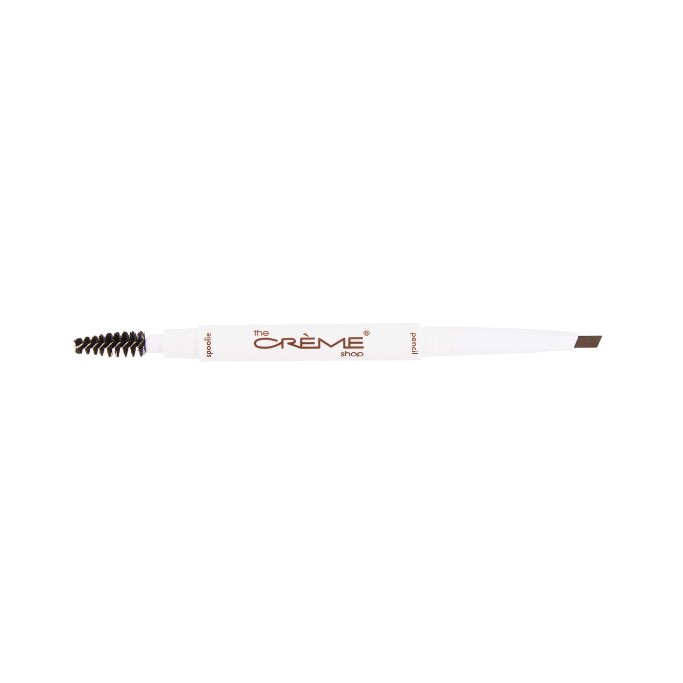 The Crème Shop Macro Brow Pencil & Spooley Dark Brown; image 2 of 4