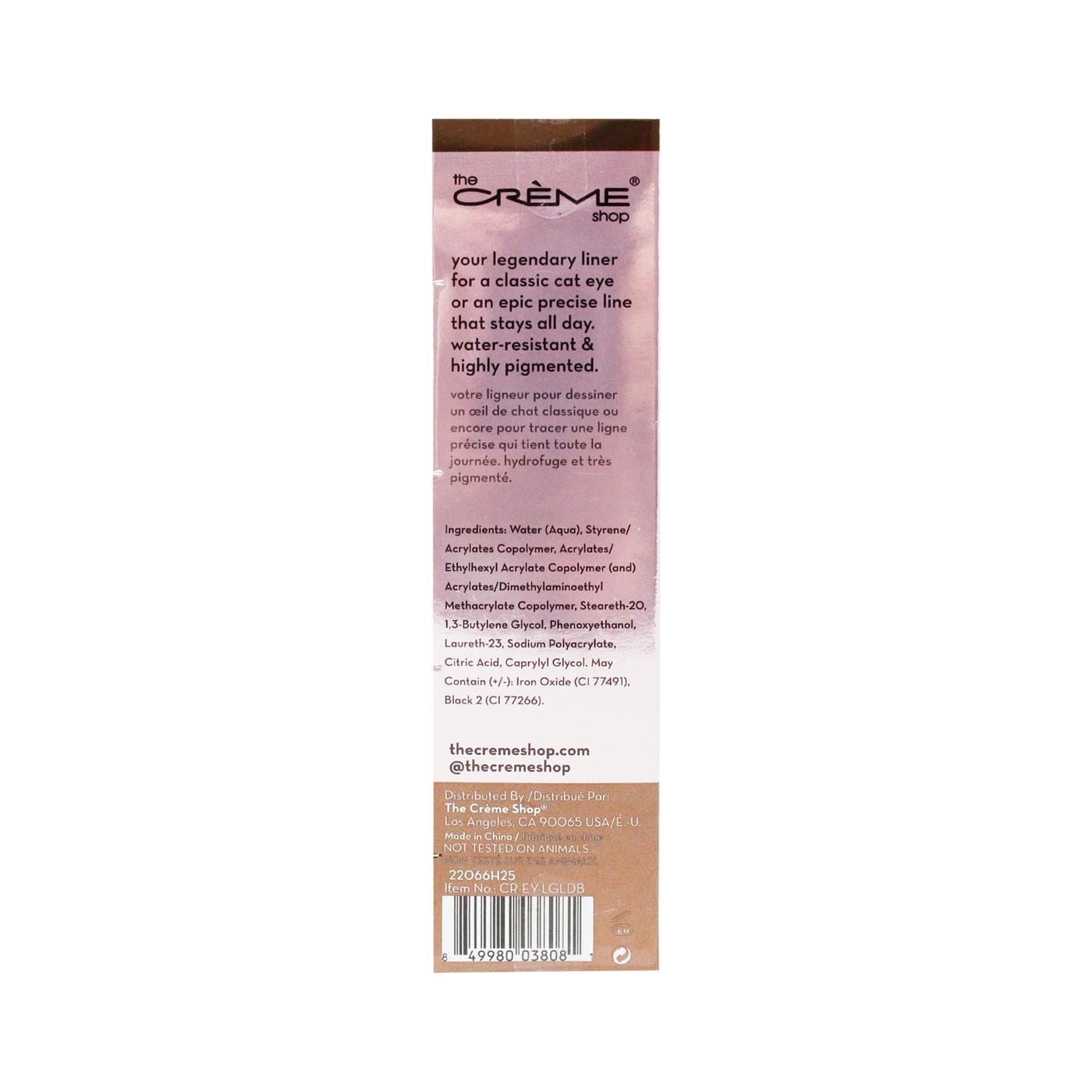 The Crème Shop Get In Line Felt Tip Eyeliner Marker Dark Brown; image 2 of 3