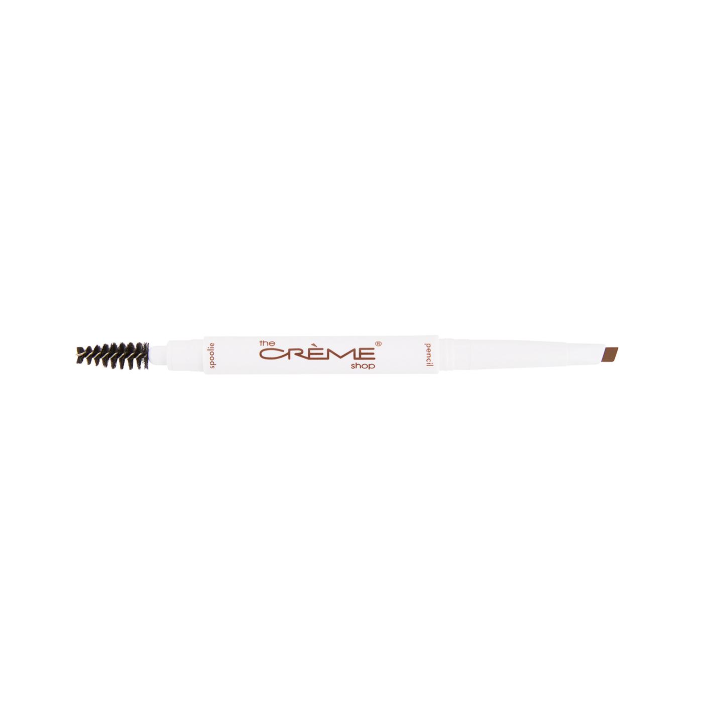 The Crème Shop Macro Brow Angled Brow Pencil + Spooley Soft Brown; image 3 of 5
