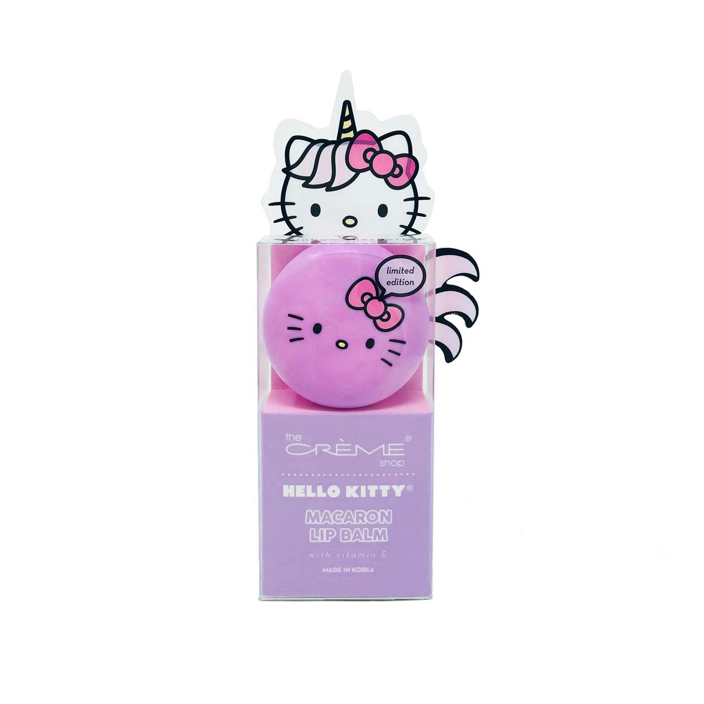 The Crème Shop Hello Kitty Unicorn Macaron Lip Balm Rainbow Sherbet; image 1 of 2