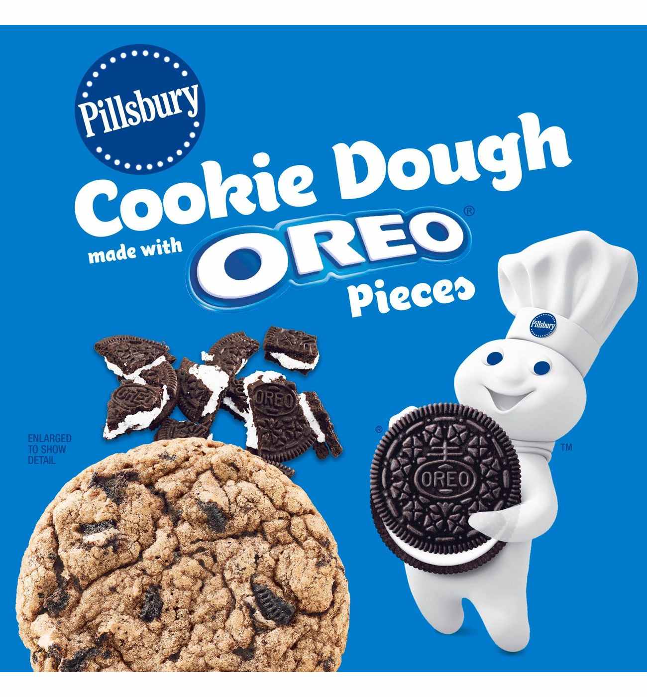 Pillsbury Ready to Eat or Bake Cookie Dough - Oreo Pieces; image 2 of 6