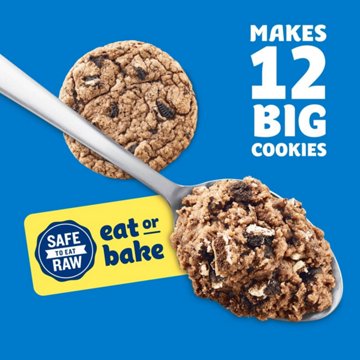 Pillsbury Ready to Eat or Bake Cookie Dough - Oreo Pieces, 12 ct