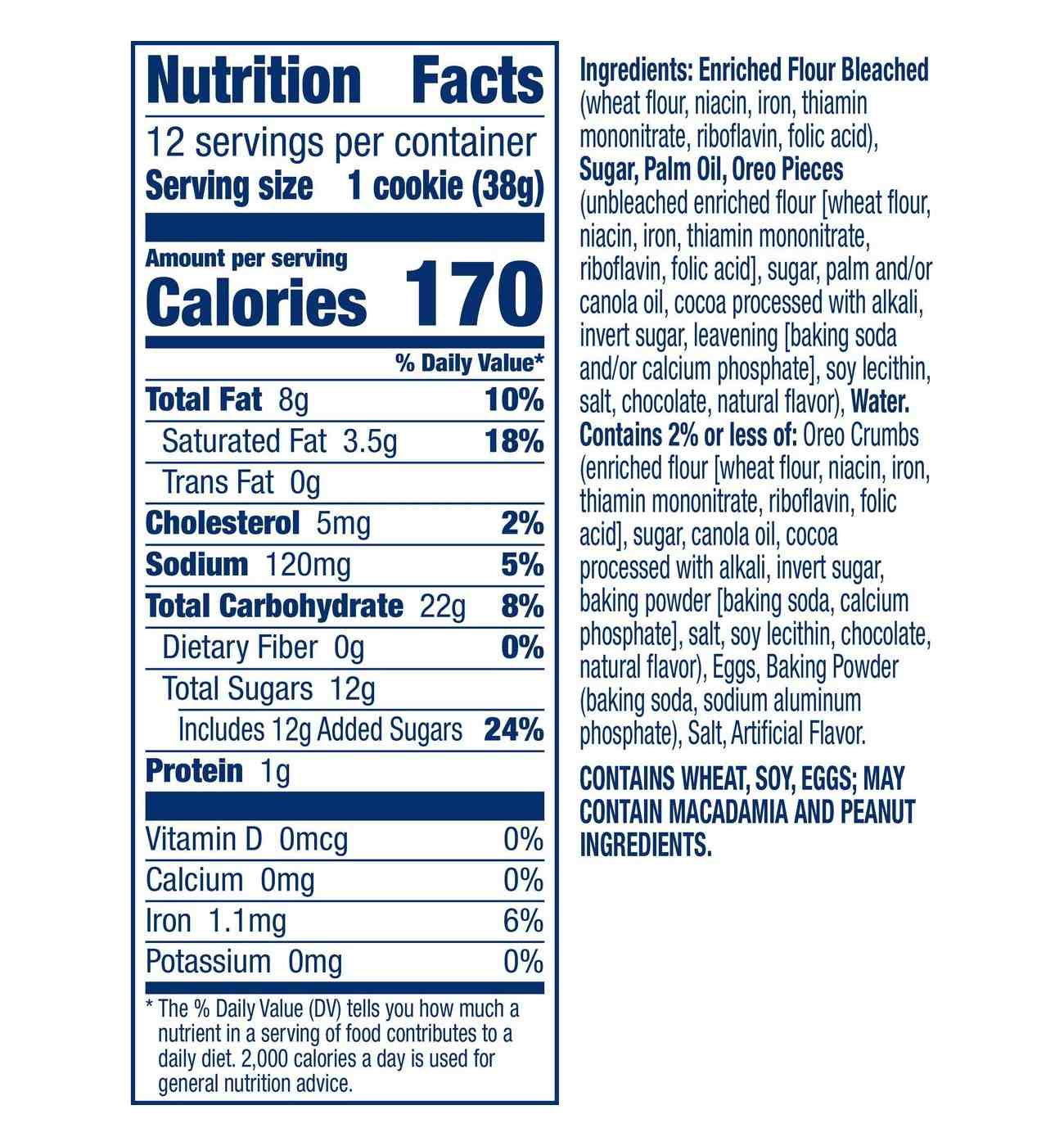 Pillsbury Ready to Eat or Bake Cookie Dough - Oreo Pieces; image 5 of 6