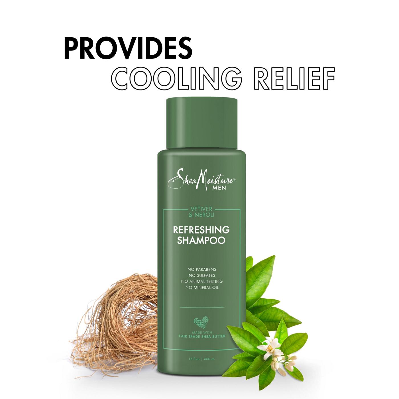 SheaMoisture Men Refreshing Shampoo - Vetiver & Neroli; image 2 of 6