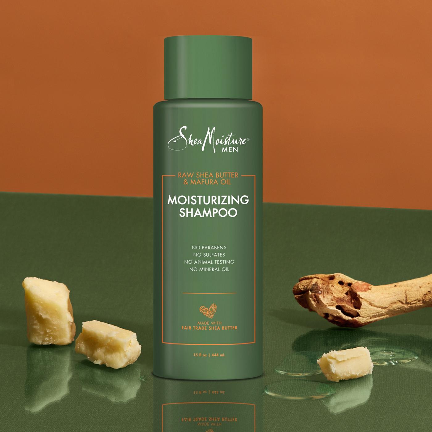 SheaMoisture Men Moisturizing Shampoo - Raw Shea Butter & Mafura Oil; image 7 of 9