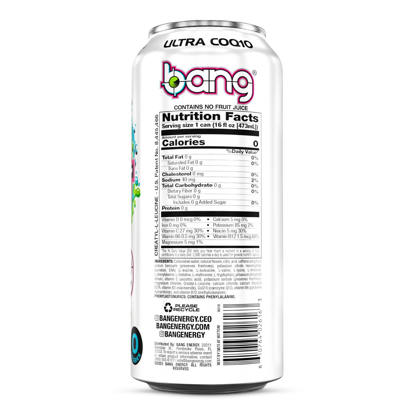 Bang Energy Drink - Krazy Key Lime Pie; image 3 of 3