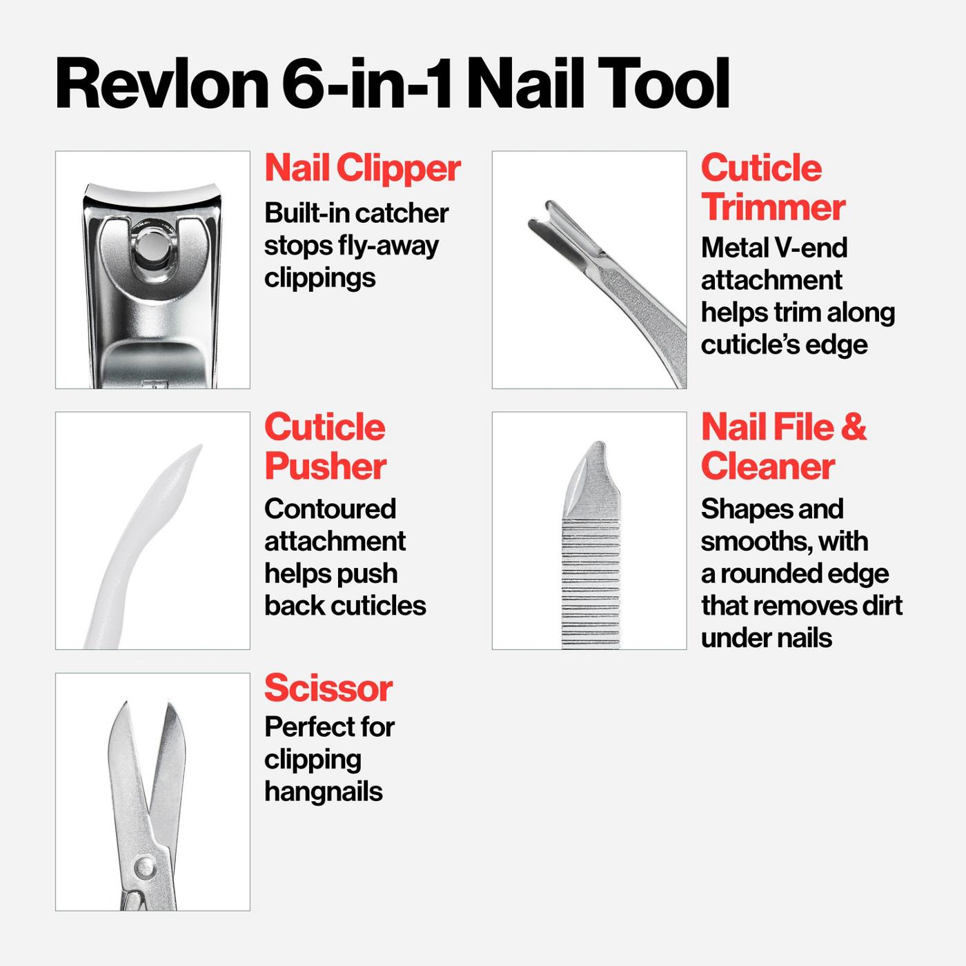 Revlon All-in-One Nail Multi Tool; image 3 of 7