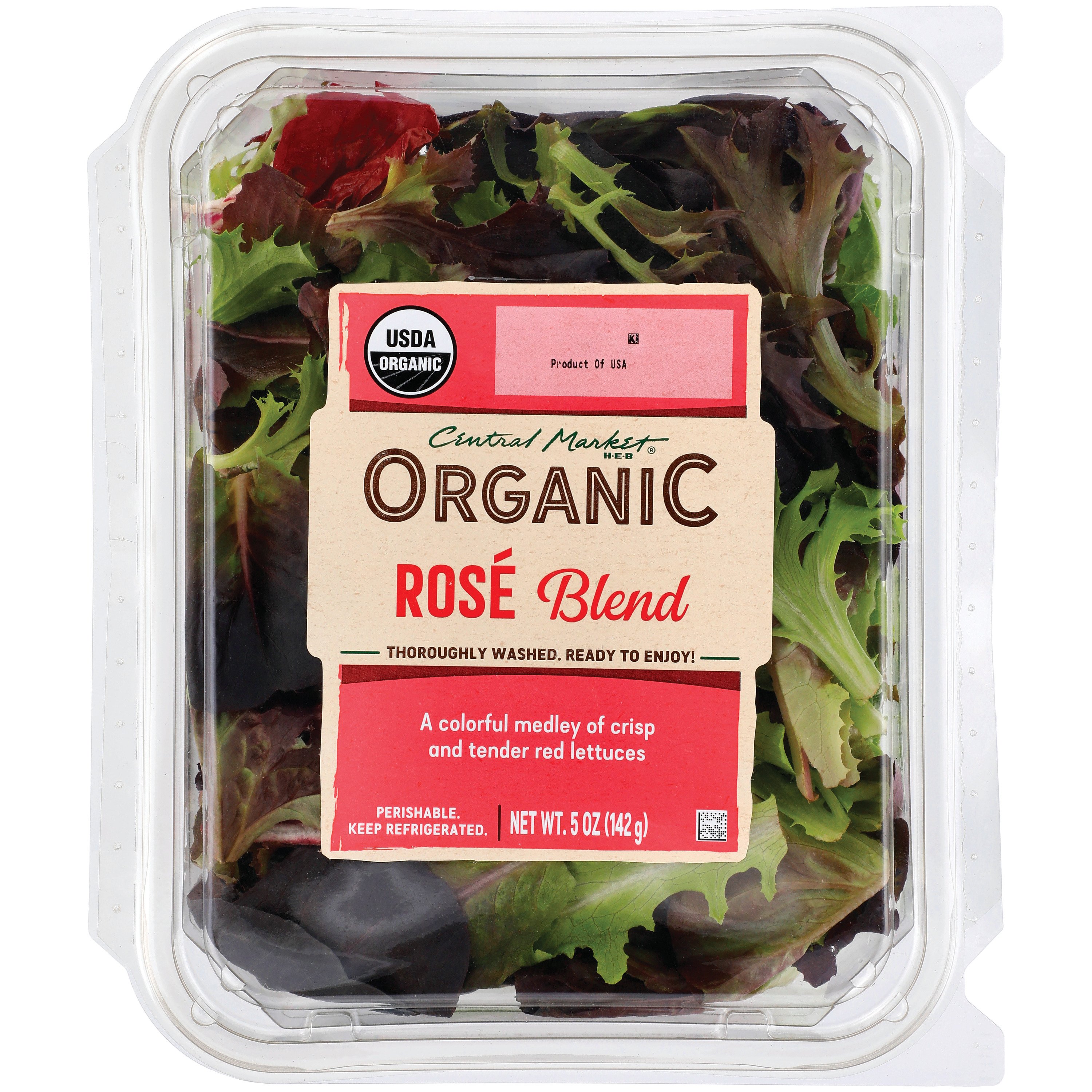 Central Market Rose Blend Lettuce Mix Shop Lettuce & Leafy Greens at